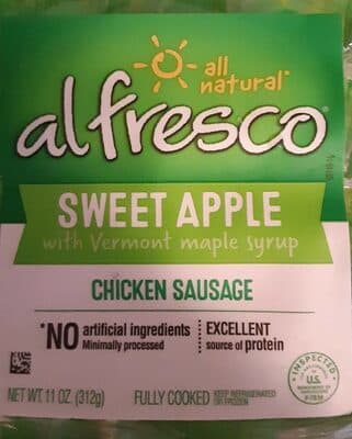 Sweet Apple with Vermont Maple Syrup Chicken Sausage
