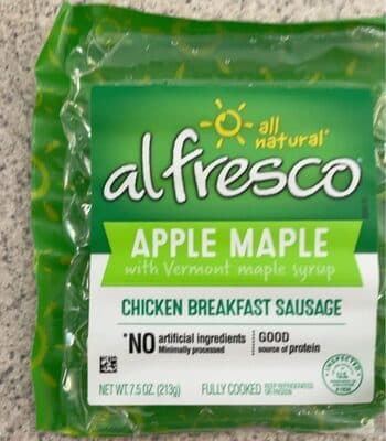 Apple Maple Chicken Breakfast Sausage