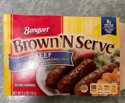 Beef Fully Cooked Sausage Links