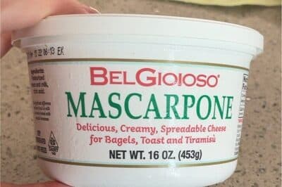 Mascarpone Delicious, Creamy, Spreadable Cheese for Bagels, Toast and Tiramisu