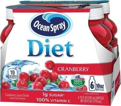 Cranberry Diet Juice Drink From Concentrate