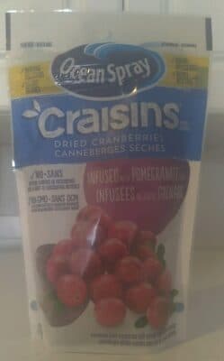 Craisins Infused with Pomegranate Juice