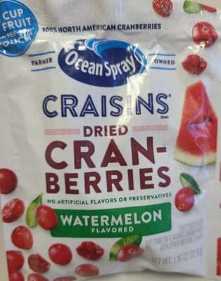 Watermelon Flavored Dried Cranberries