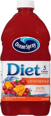 Cranberry Mango Diet Juice Drink From Concentrate