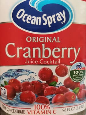 Cranberry Original Juice Cocktail From Concentrate
