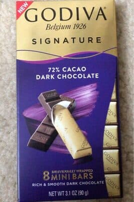 72% Cacao Dark Chocolate Mini Bars