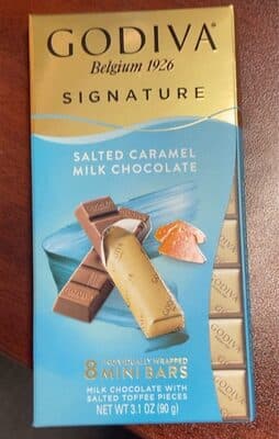 Salted Caramel Milk Chocolate Mini Bars