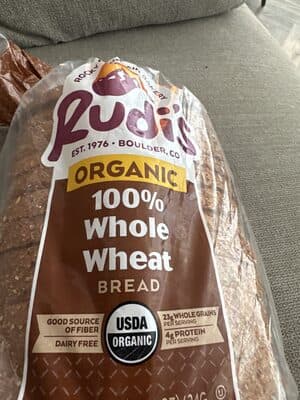Organic 100% Whole Wheat Bread