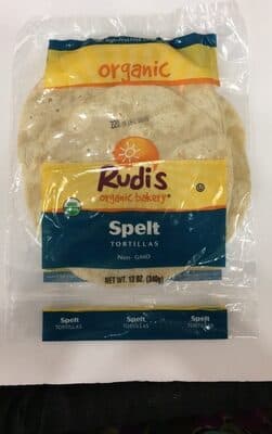 Organic Spelt Tortillas