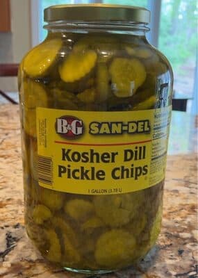 Kosher Dill Pickle Chips