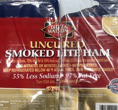 Uncured Smoked Lite Ham