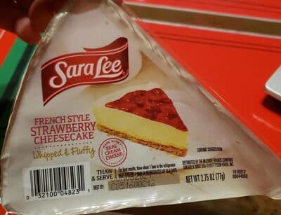 Sara Lee, Whipped & Fluffy Cheesecake, Strawberry