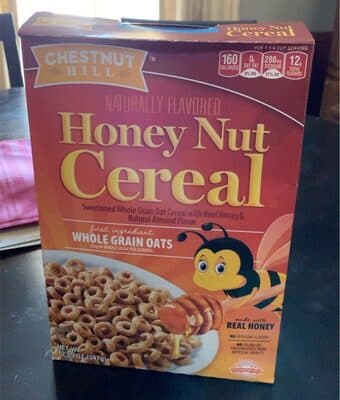 Sweetened Whole Grain Oat Cereal With Real Honey & Natural Almond