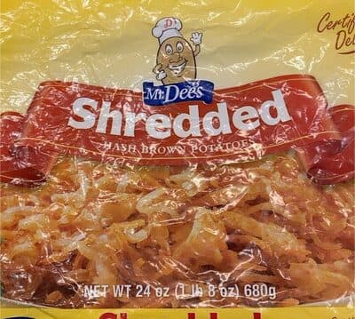 Shredded Hash Brown Potatoes