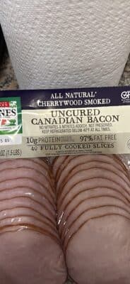 Cherrywood Smoked Uncured Canadian Bacon