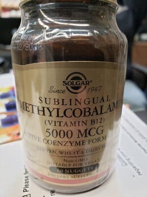 Solgar sublingual Methylcobalamin 5000mcg