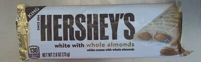 White Creme with Whole Almonds