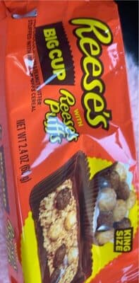 Reeses Big Cup with Reeses Puffs