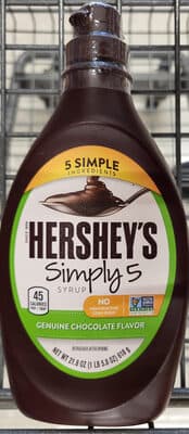 Simply 5 Syrup, Genuine Chocolate