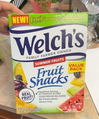 Welch's Fruit Snacks Summer Fruits