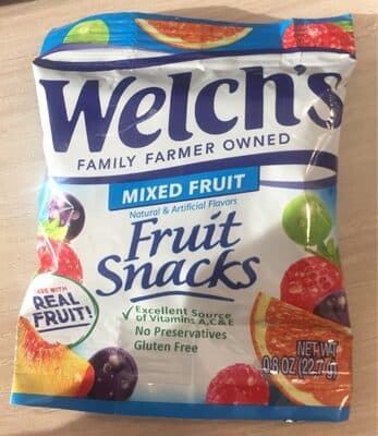 Mixed Fruit Snacks