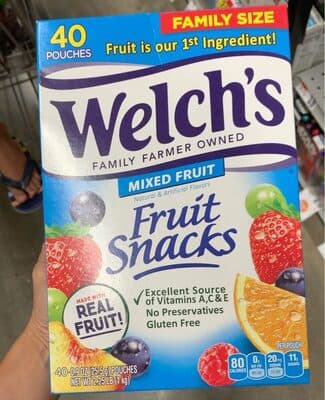 Mixed Fruit Snacks