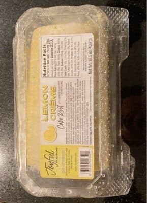 Lemon Creme Cake Roll