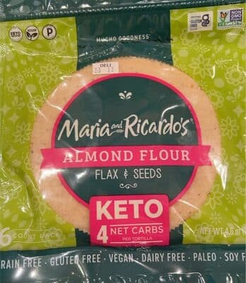 Almond Flour Keto Tortillas