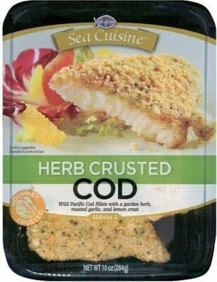 HIGH LINER, SEA CUISINE, HERB CRUSTED COD