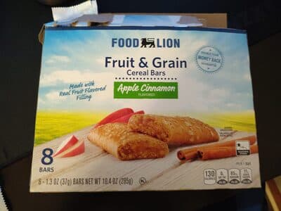Fruit & Grain Cereal Bars, Apple Cinnamon