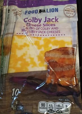 Natural Colby Jack Cheese Slices