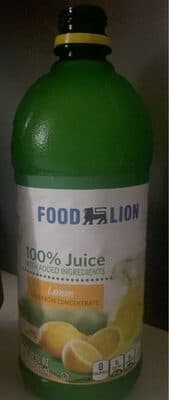 Juice From Concentrate, Lemon