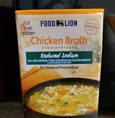 Reduced Sodium Chicken Broth