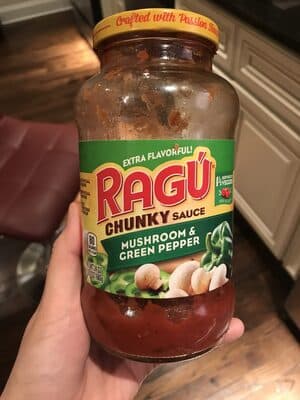 Mushroom & Green Pepper Chunky Sauce