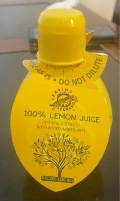 100% Lemon Juice