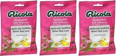 Ricola Honey Lemon with Echinacea Cough Suppressant/Throat Drops