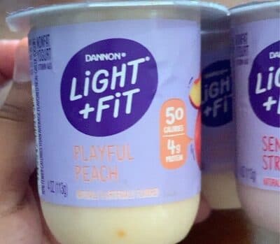 Original Strawberry Peach Nonfat Yogurt