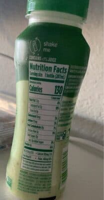 Chia, Flax, Hemp Seeds, Pineapple, Kiwi, Cucumber, Ginger Probiotic Smoothie Lowfat Yogurt Drink