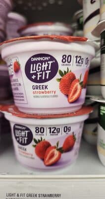 Strawberry Flavored Greek Nonfat Yogurt