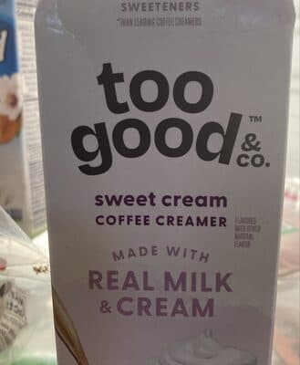 Sweet Cream Coffee Creamer