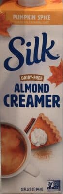 Pumpkin Spice Flavored Dairy-Free Almond Creamer