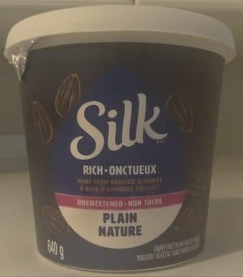 Unsweetened Plain Almond Dairy-free Plant-based Yogurt