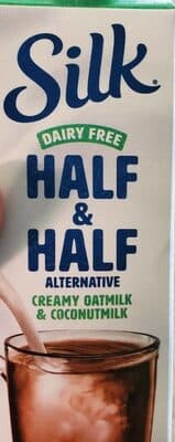 Dairy Free Creamy Oatmilk & Coconutmilk Half & Half Alternative