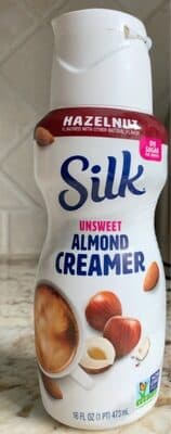 Unsweet Hazelnut Flavored Almond Creamer