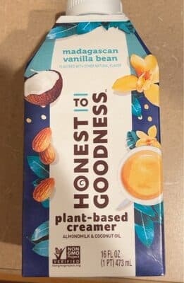 Madagascan Vanilla Bean Flavored Plant-Based Creamer