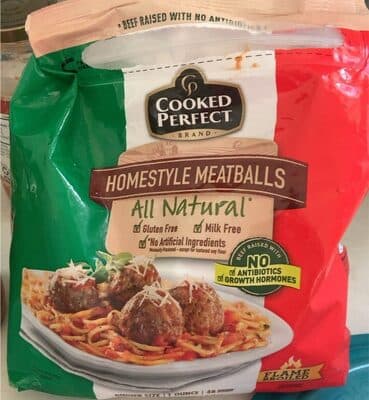 Homestyle meatballs