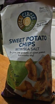 Sweet Potato Chips With Sea Salt