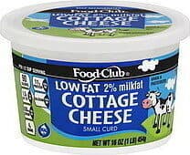 2% LOW FAT SMALL CURD COTTAGE CHEESE