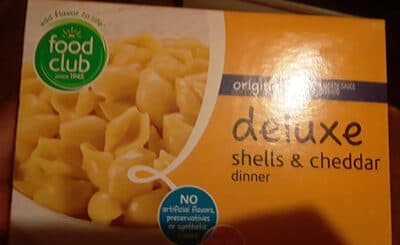 Original In A Cheddar Cheese Sauce Deluxe Shells & Cheddar Dinner