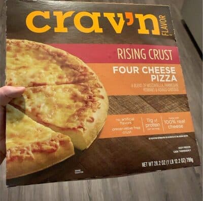 Four Cheese A Blend Of Mozzarella, Parmesan, Romano & Asiago Cheeses Rising Crust Pizza